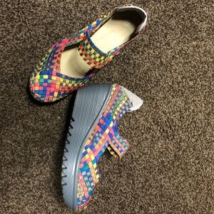 Bernie Mev Lucia wedge for women size US 6, EU 37